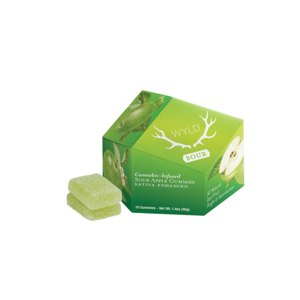 Wyld Sour Apple Gummies 10mg | 10pk