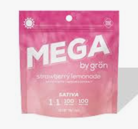 Strawberry Lemonade 1:1 THC:CBC Gron