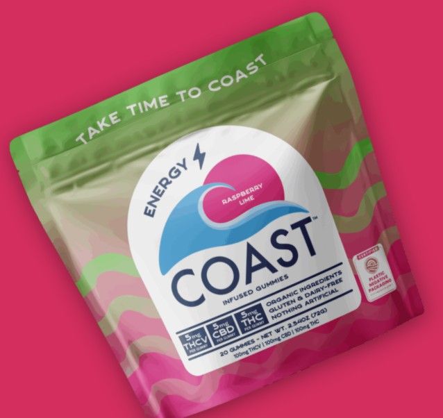 Raspberry Lime "Energy" 1:1:1 THC:THCV:CBD Coast