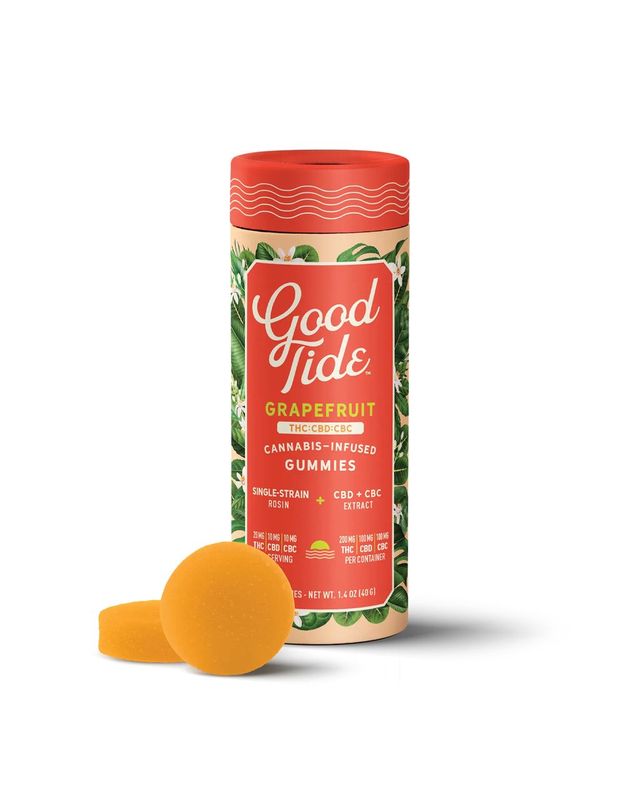 Grapefruit 1:1:1 THC:CBD:CBC Good Tide