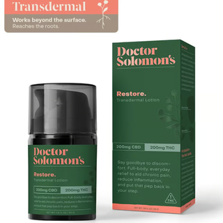 "Restore" 1:1 THC:CBD Transdermal Dr. Solomon'S