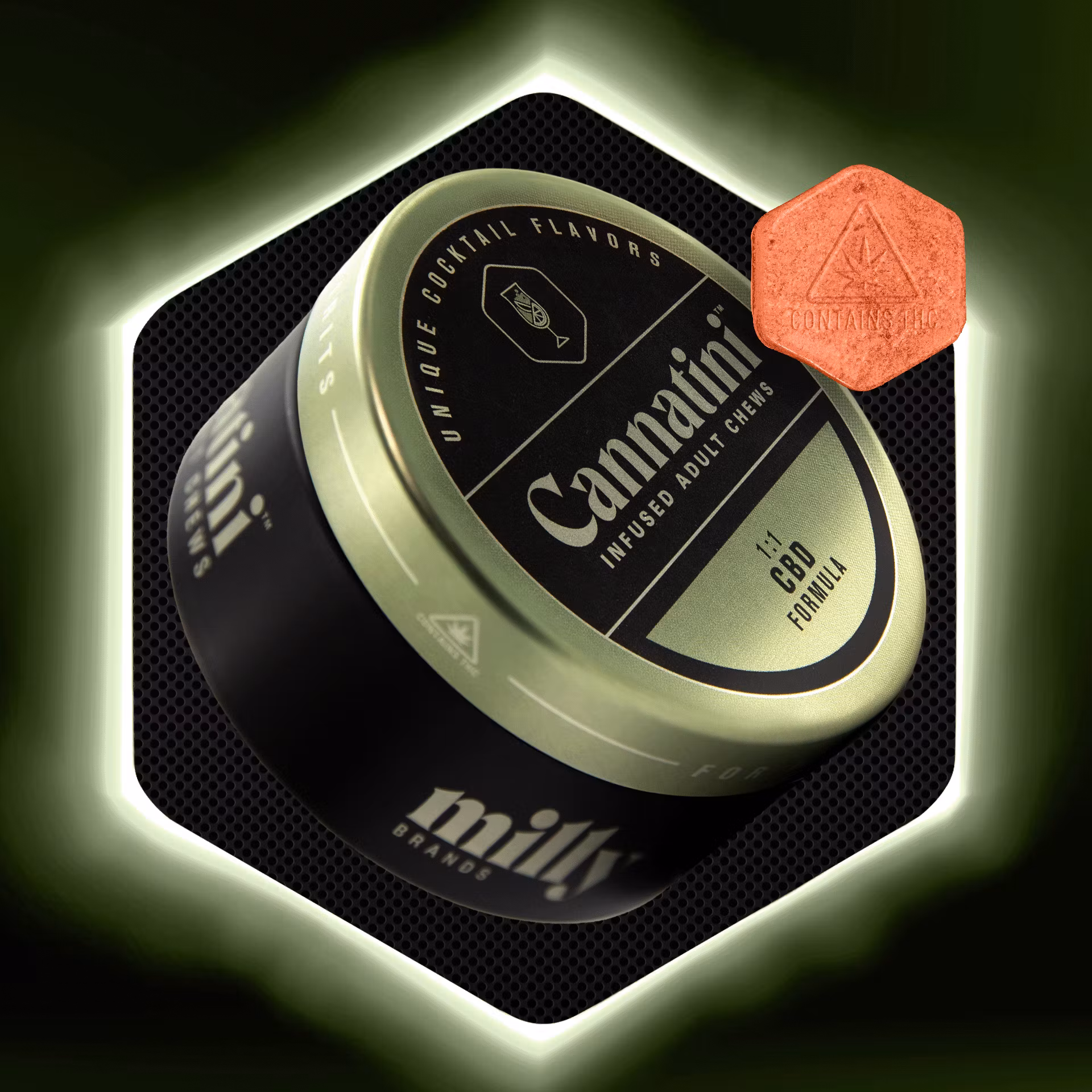 1:1 (CBD:THC)  Wild Strawberry Bellini 200mg(20pk) Northeast Alternatives inc.