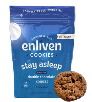 Double Chocolate Chipzzz 1:1 CBN:THC Enliven