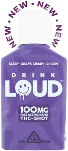 Grape Crash Cbn Fast Acting Nano Shot Drink Loud Grape Crash Cbn Fast Acting Nano Shot Drink Loud