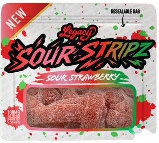 Sour Strawberry Stripz Legacy Cannabis