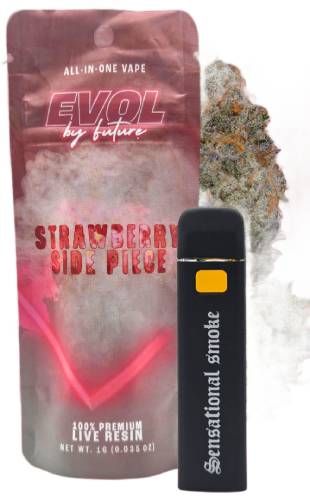Strawberry Side Piece Live Resin Evol By Future