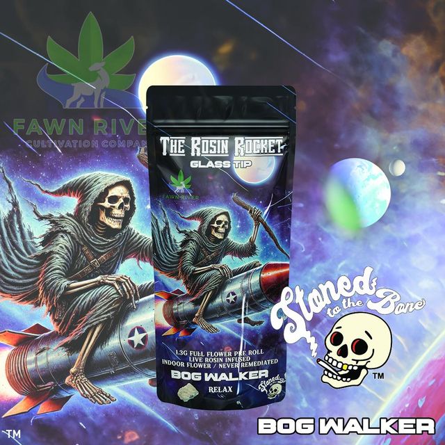 Rosin Rocket ~ BOG Walker Stoned to the Bone