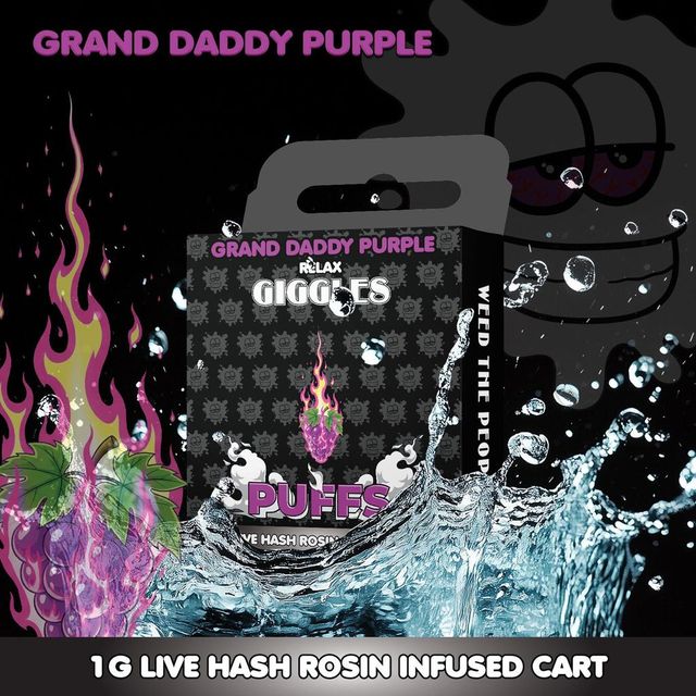 ~ Grand Daddy Purple ~ Live Hash Rosin Giggles