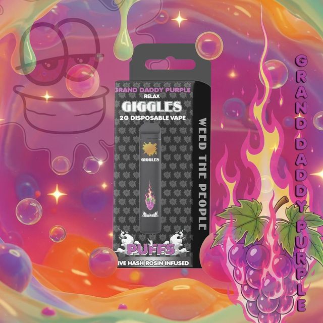 ~ Grand Daddy Purple ~ Live Hash Rosin Giggles