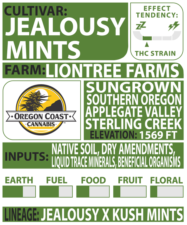 Jealousy Mintz Liontree Farms
