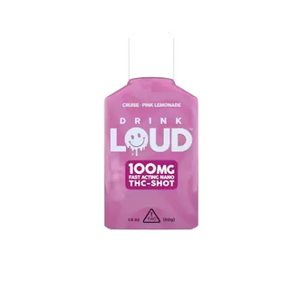 Drink Loud : THC Shot Pink Lemonade 100MG Rove