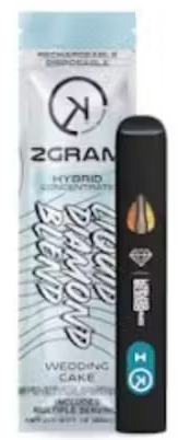 Wedding Cake 2G Disposable KOSMIK BRANDS