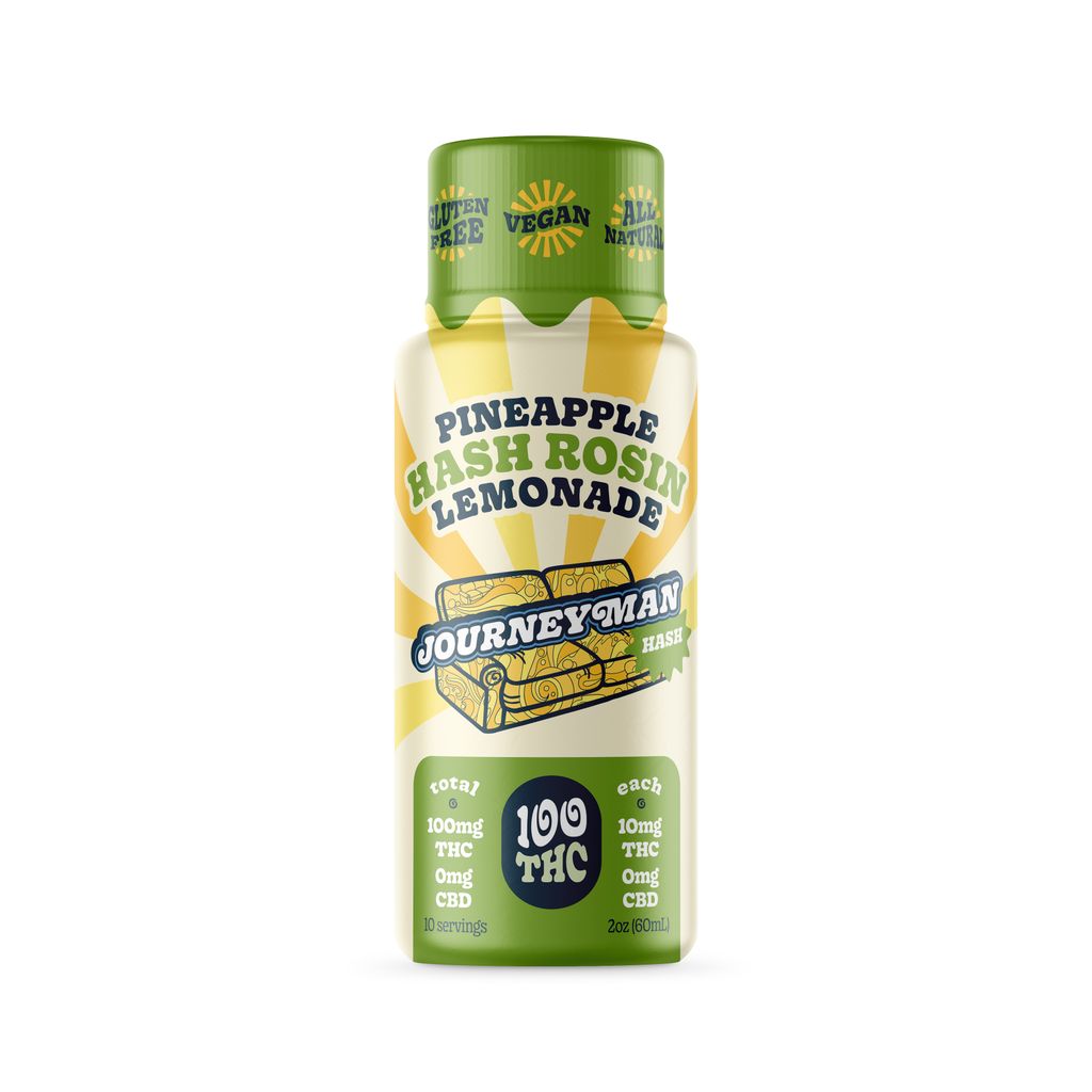 Journeyman Pineapple Hash Rosin Lemonade Beverage 2oz 100mg