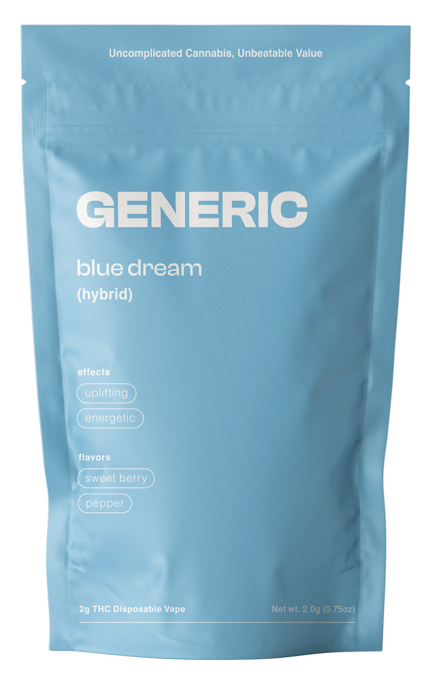 Generic Blue Dream Distillate Disposable 2g