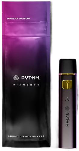rhythm disposable vape RYTHM Watermelon Z | Liquid Diamonds Vape | Indica | 1g