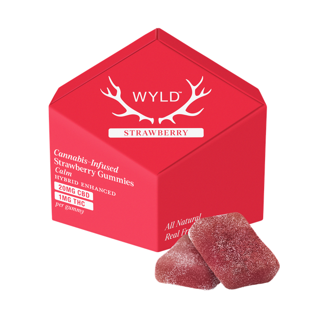 Strawberry 20:1 CBD:THC WYLD Strawberry 20:1 CBD:THC WYLD