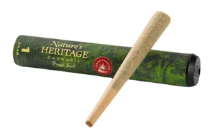 Orange Biscuits 1G Pre-Roll Natures Heritage 