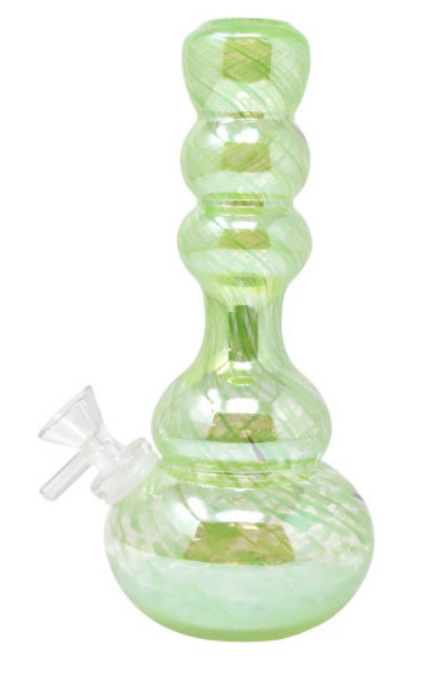 9" Gourd Assorted Soft Glass Water Pipe with 14M B HS Wholesale
