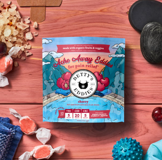 Ache Away Eddies - 1:4:1 THC:CBD:CBC Cherry Chews 10pk Betty's Eddies 