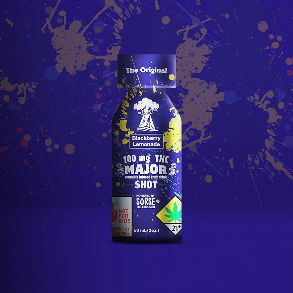 Major Blackberry Lemonade THC Shot 100mg