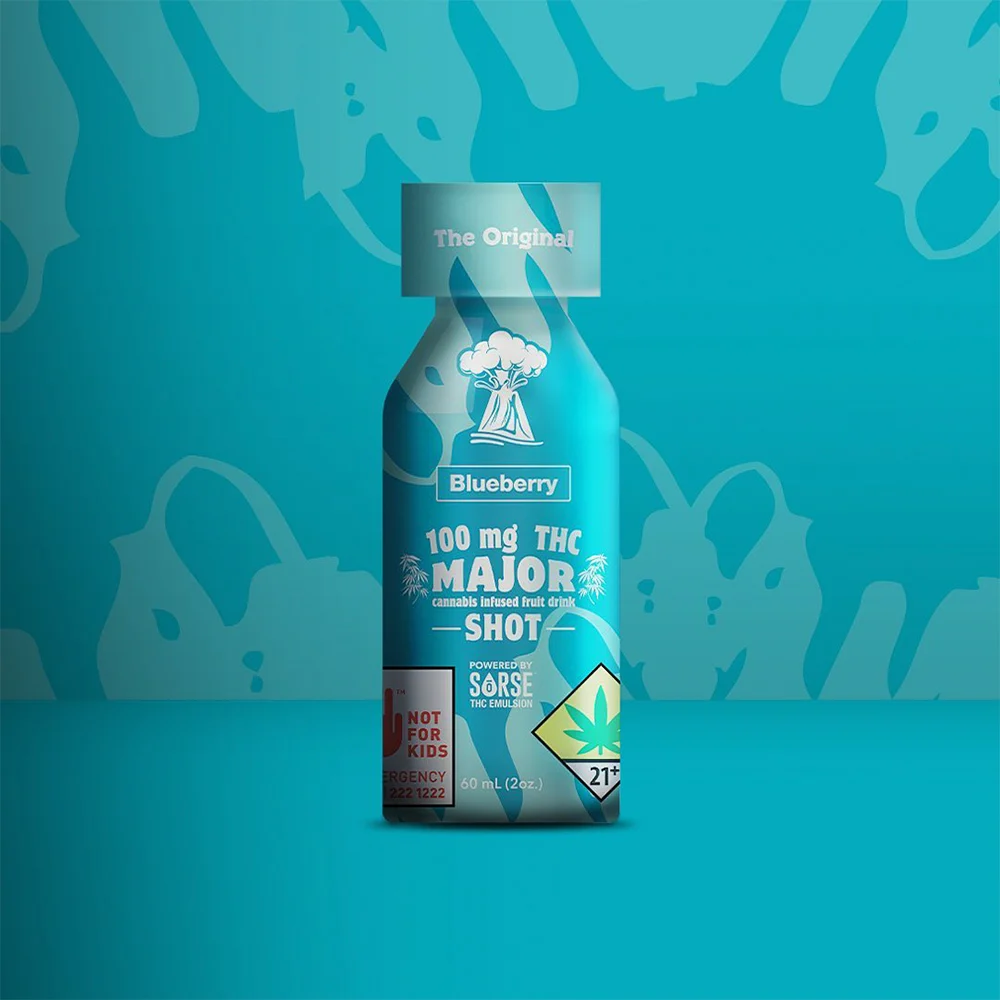 Major Blueberry THC Shot 100mg