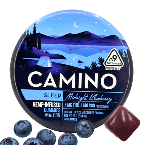 Camino Midnight Blueberry 5:1 THC:CBN 20 Pack | 100mg