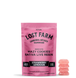 Lost Farms Strawberry Lemonade Live Resin Soft Chews 100mg