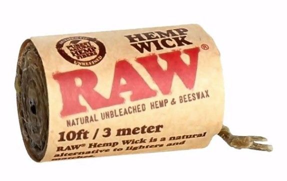10 ft Raw Hempwick RAW