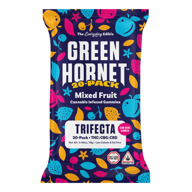 Trifecta Mixed Fruit Gummy Green Hornets
