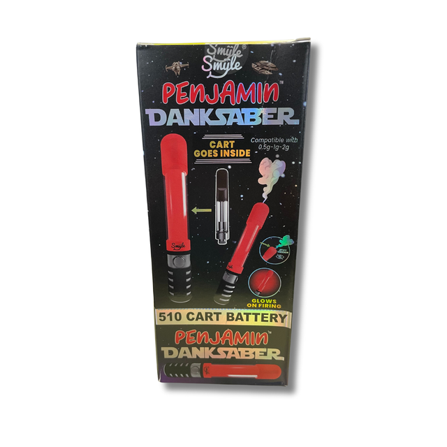 Danksaber | Vape Battery | 510 | Red Penjamin