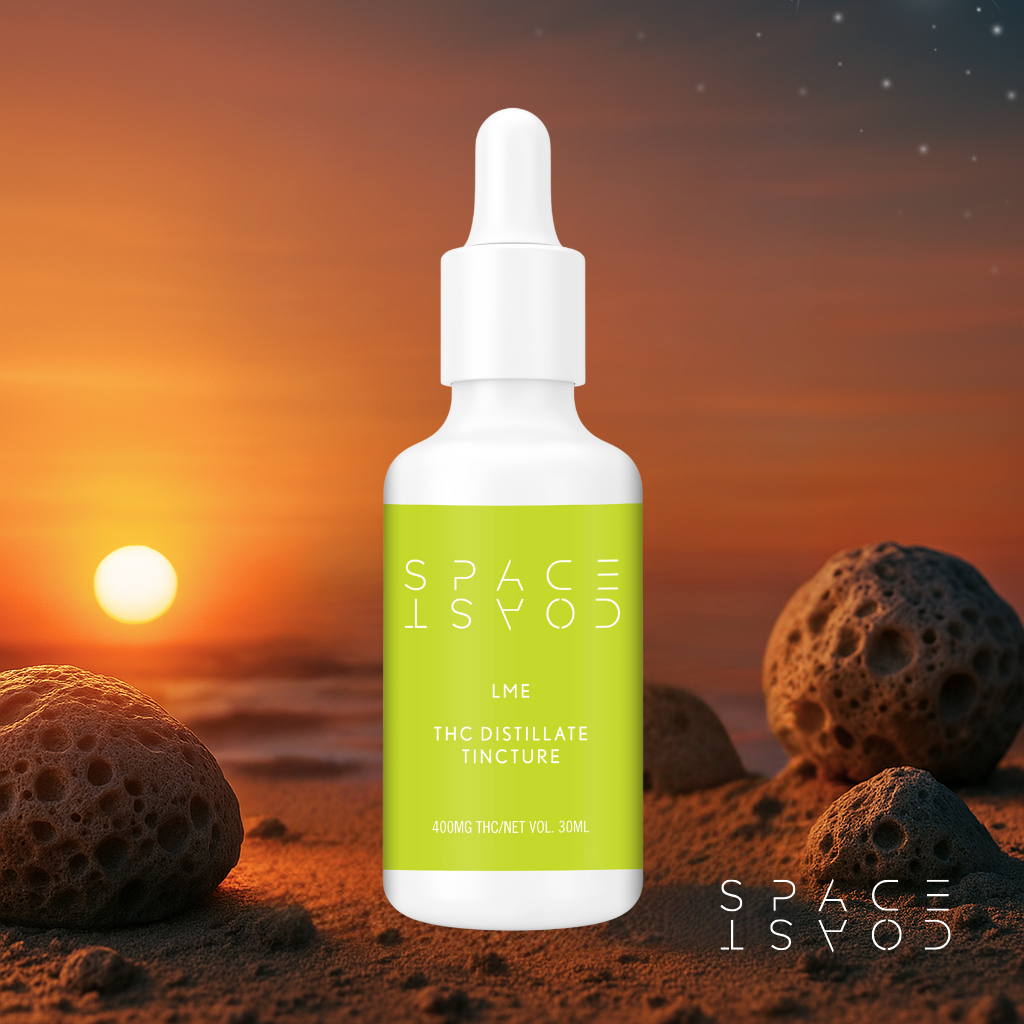 400mg THC Distillate Tincture 30ml - Lime
