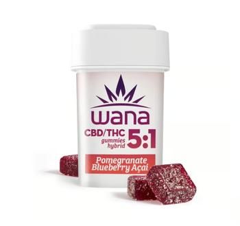 Pomegranate Blueberry Acai 5:1 CBD:THC Wana
