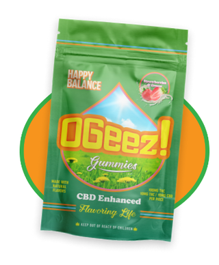 Happy Balance Strawberry and Cream 1:1 CBD:THC OGeez!