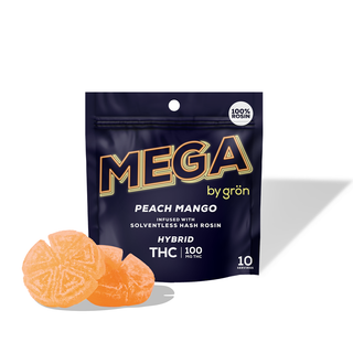 Peach Mango MEGA Rosin - THC - Hybrid MEGA 