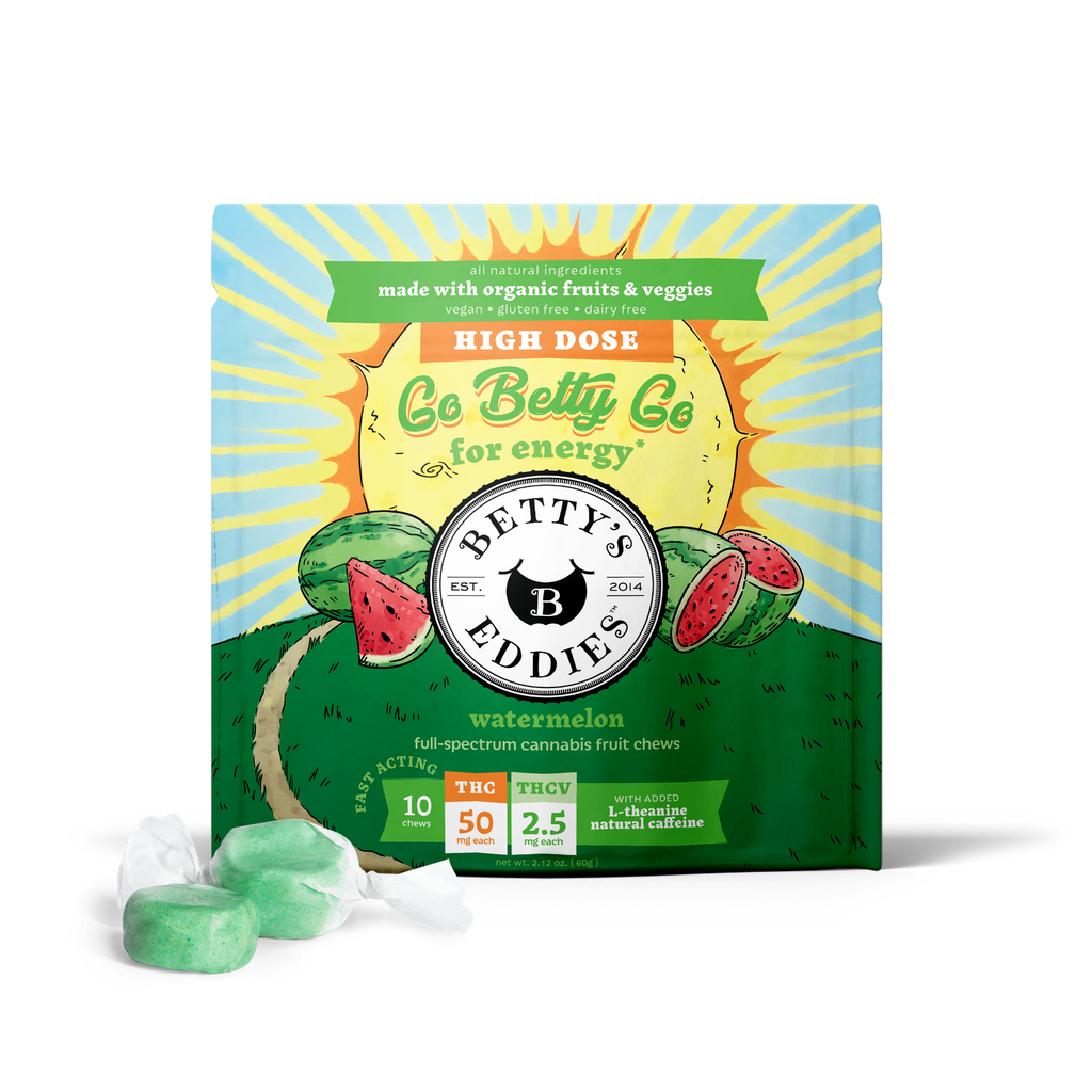 Betty's Eddies Go Betty Go Watermelon Taffy 10ct