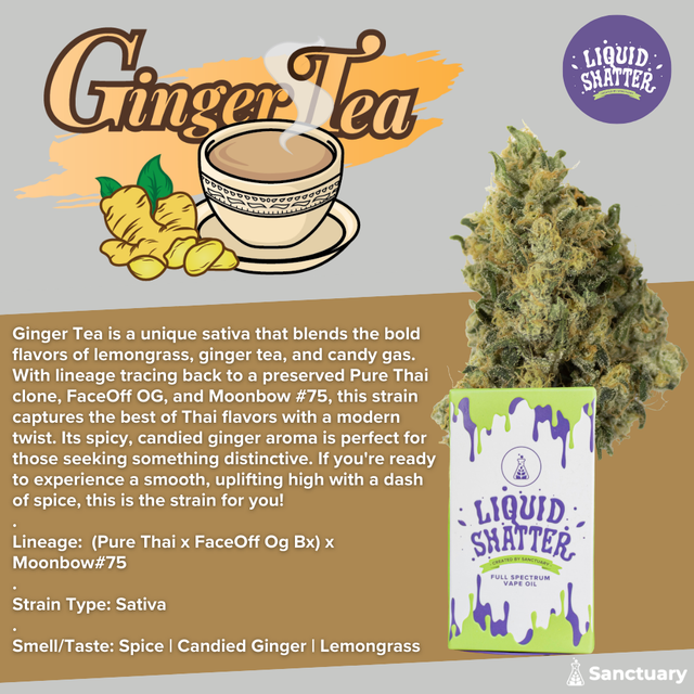 Ginger Tea Liquid Shatter