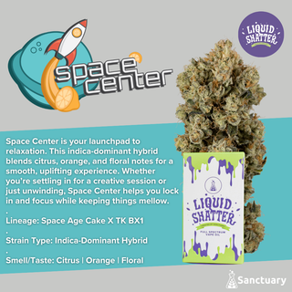 Space Center Liquid Shatter