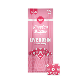 Strawberry Rosin Taffy Cheeba Chews