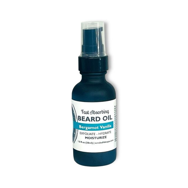 Bergamot Vanilla Beard Oil Scrub A Lil Deepa