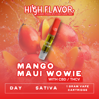 Mango Maui Wowie Vape Cart 1g High Flavor