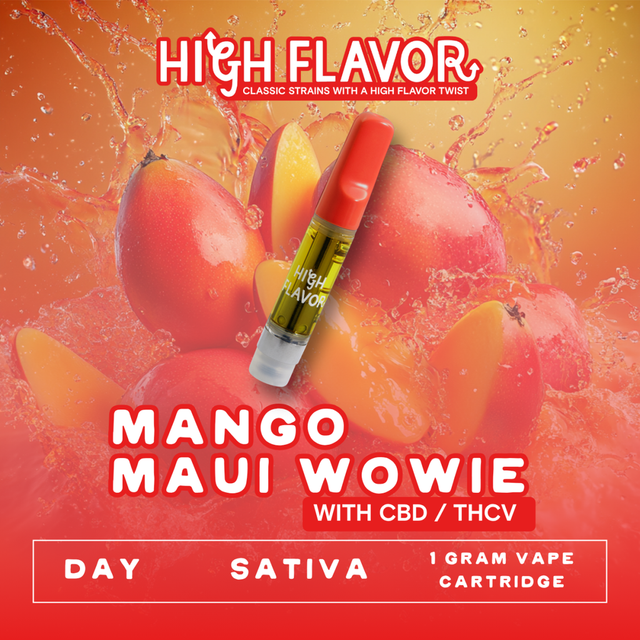 Mango Maui Wowie Vape Cart 1g High Flavor