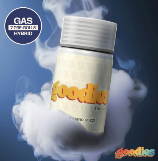 Goodies Gas (Indica) Pre-Rolls 0.5g | 7 Pack