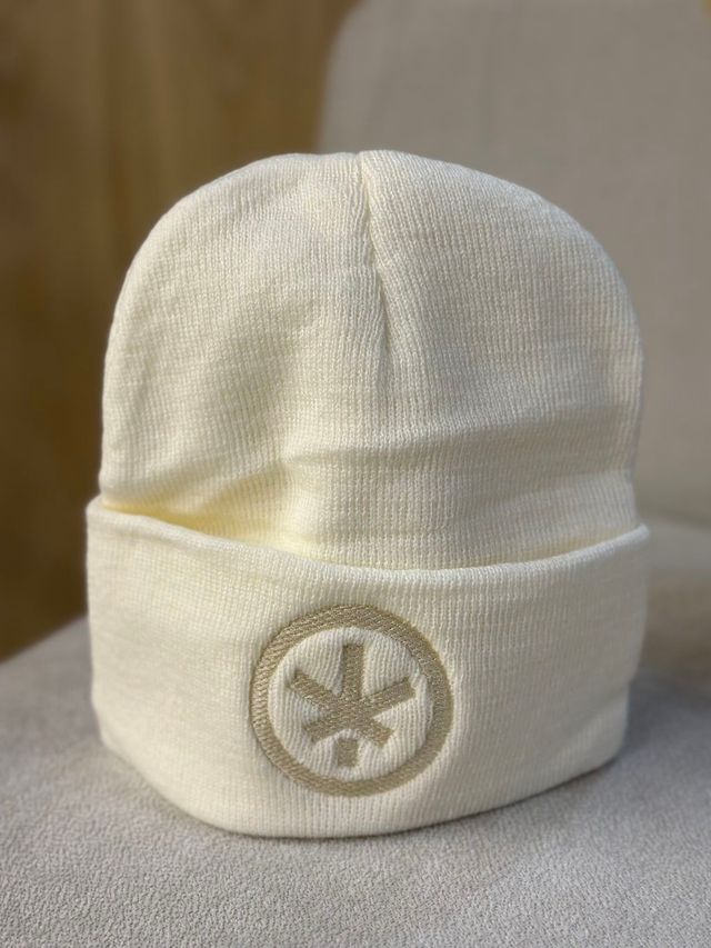 Ivory Beanie With Cuff Ivory Icon IGNITED CULTURE