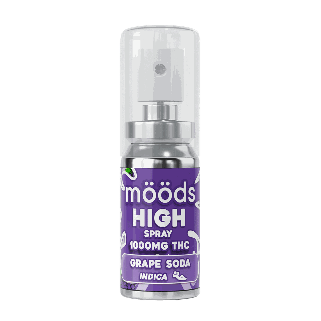 moods Grape Soda Indica Sublingual Spray 1000mg