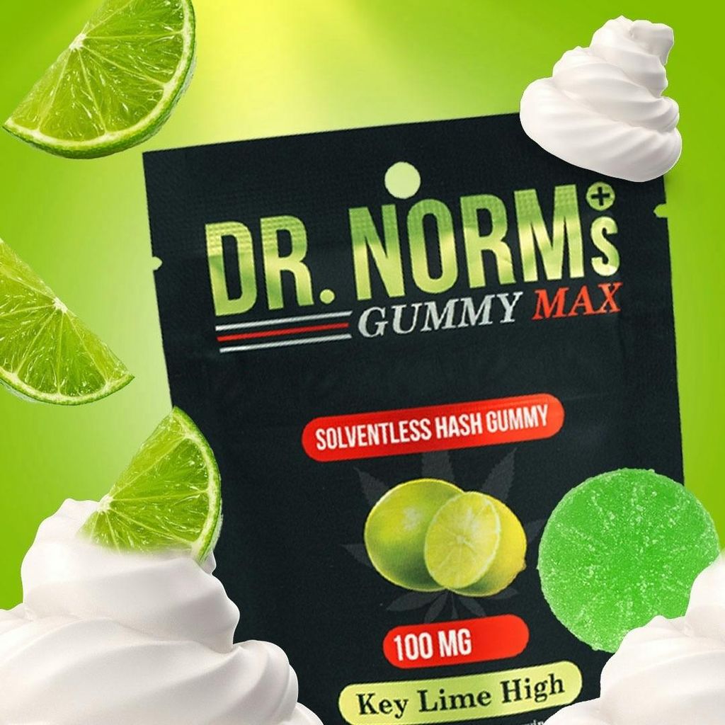 Dr. Norm's Key Lime High MAX Single Gummy 100mg