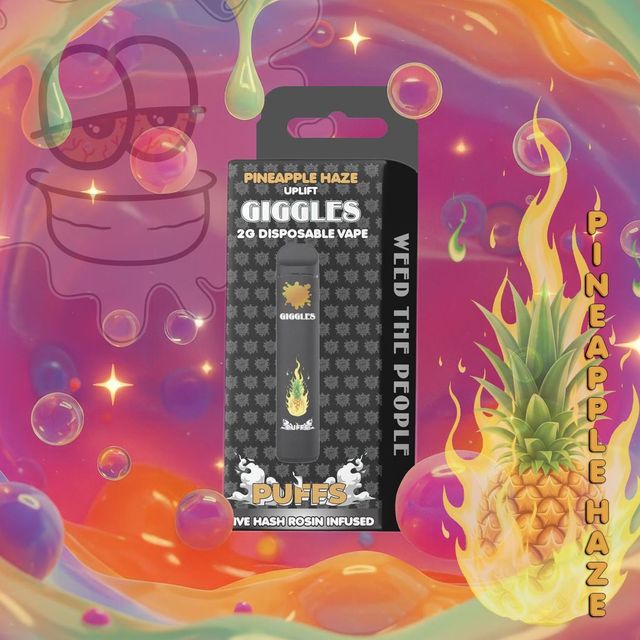 Puffs ~ Pineapple Haze ~ Live Hash Rosin Giggles