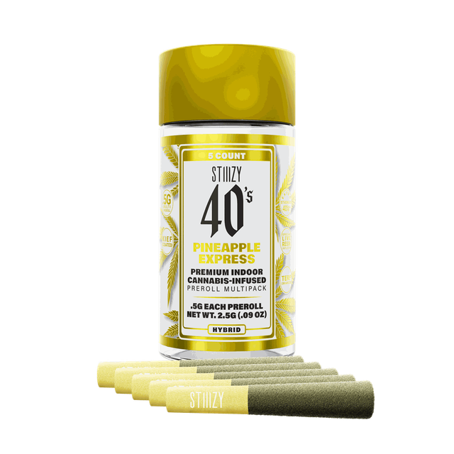 40's Pineapple Express Mini Preroll 5 Pack STIIIZY