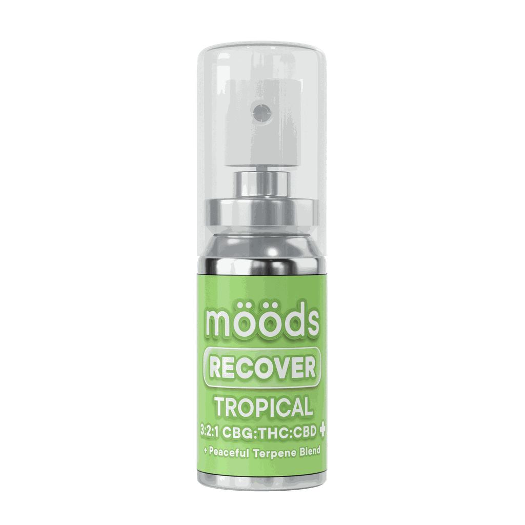 moods Recover 3:2:1 CBG CBD Tropical Sublingual Spray 500mg
