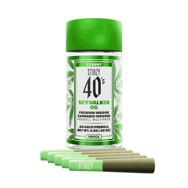 40's Skywalker OG Mini Preroll 5 Pack STIIIZY