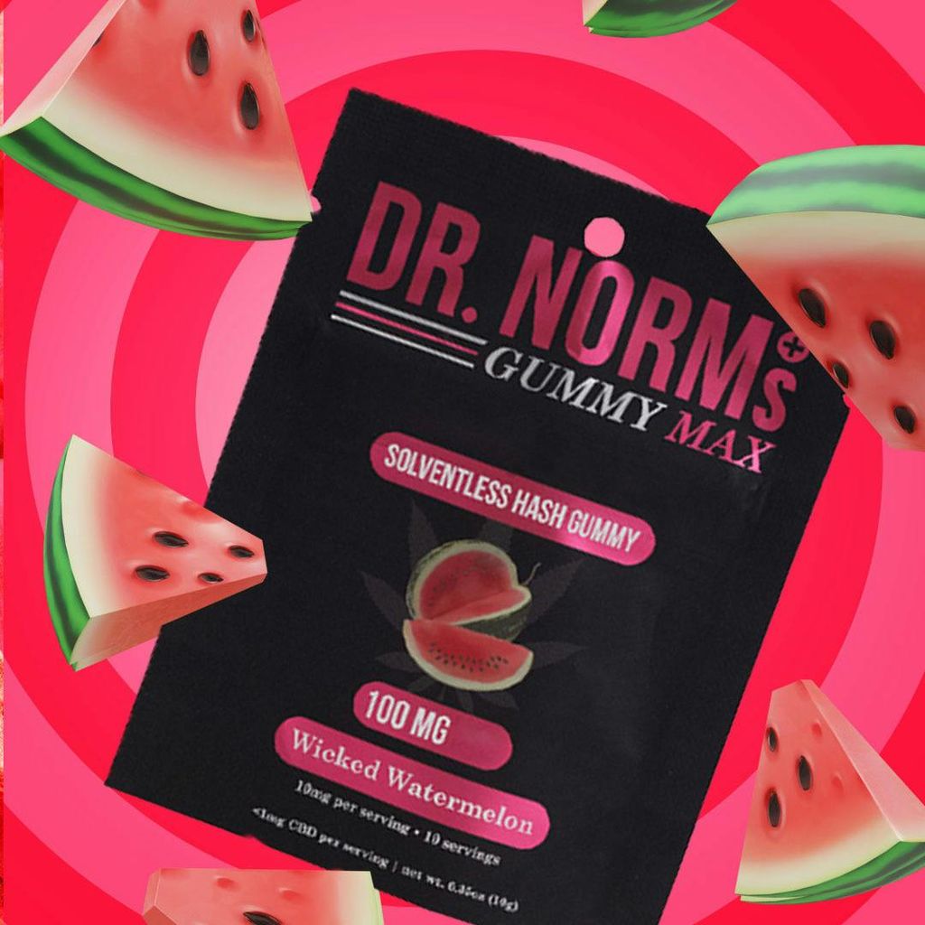 Dr. Norm's Wicked Watermelon MAX Single Gummy 100mg